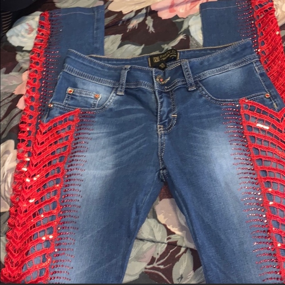 Party 21 Jeans with Side Cut Out